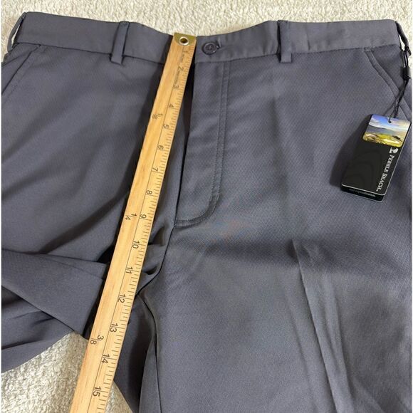Pebble Beach shorts Mens size W 34 Performance Gray Golf 9 inches Inseam New - Picture 9 of 12